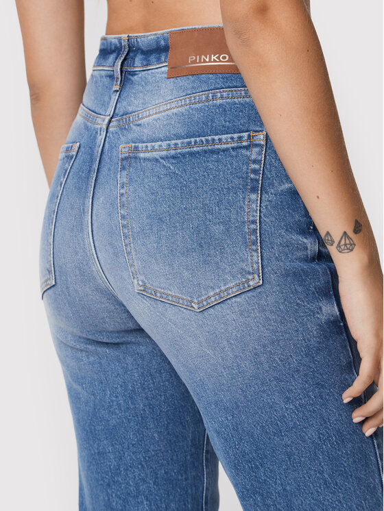 PINKO Pinko Džínsy Flavia 1J10ZR Y82N Modrá Regular Fit