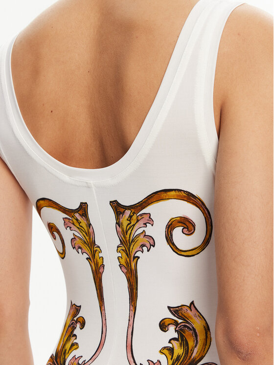 Versace Jeans Couture Versace Jeans Couture Haljina za svaki dan 78HAO9P6 Bijela Slim Fit