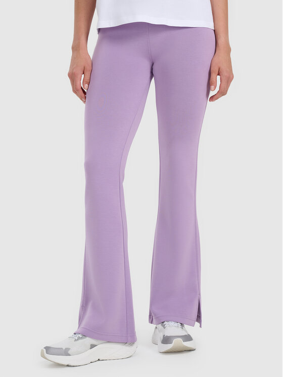 4F 4F Legginsy SMART OFFICE Fioletowy Slim Fit