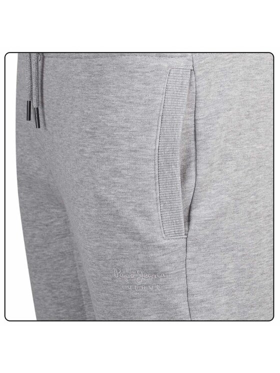 Pepe Jeans Pepe Jeans Kalhoty z materiálu PM211620 933 Šedá Regular Fit
