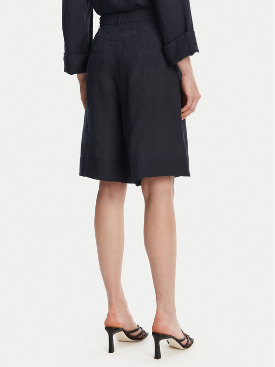 Marella Marella Bermuda nadrág Pireo 2513141044 Sötétkék Relaxed Fit