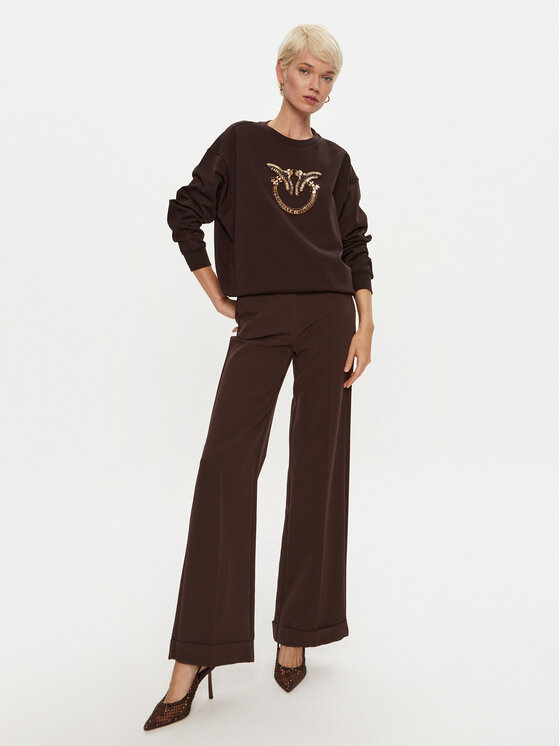 PINKO PINKO Pluus Nelly 100534 A24F Pruun Regular Fit