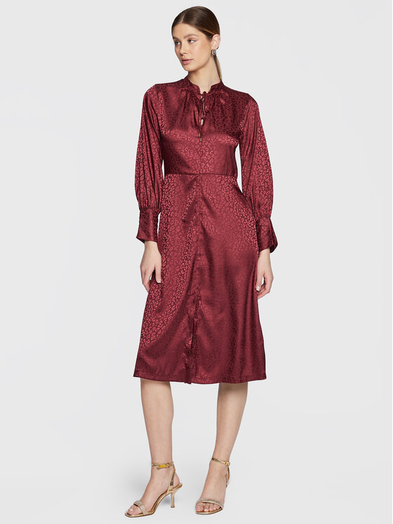 Closet London Closet London Kasdieninė suknelė D8522 Vyšninė Regular Fit