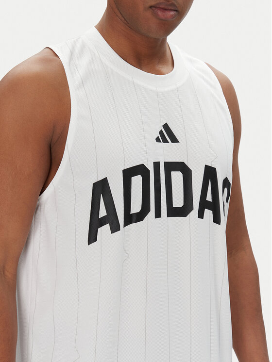 adidas adidas Tank top Seasonal Essentials US Sport JD8088 Biela Regular Fit