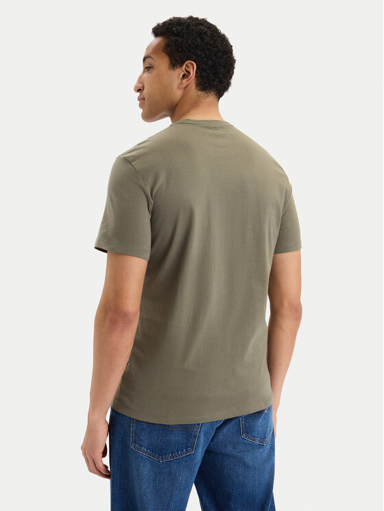 Calvin Klein Jeans Calvin Klein Jeans Majica SS 30s EU LV04RG800G Temno zelena Regular Fit