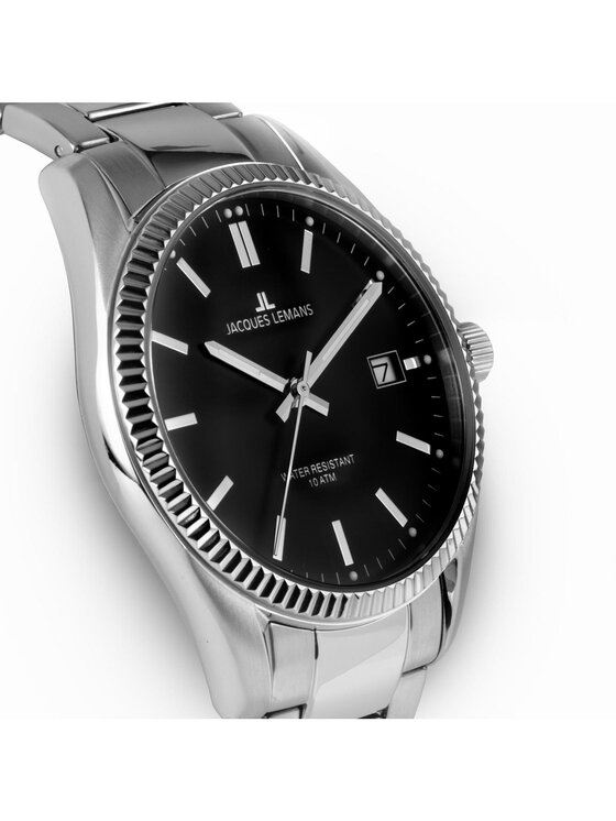 Jacques Lemans Jacques Lemans Zegarek 50-3A Srebrny