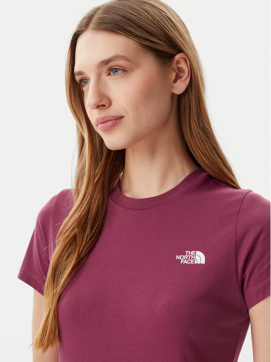 The North Face The North Face T-shirt Simple Dome NF0A87NH Rosa Regular Fit