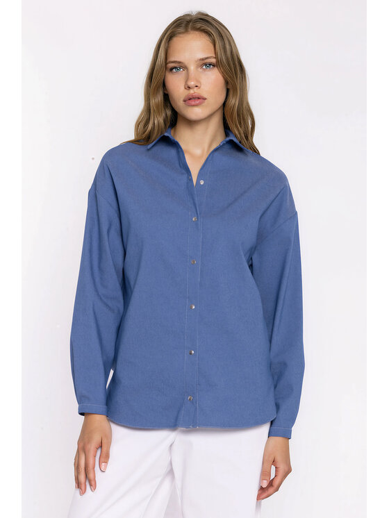 NIFE NIFE Koszula jeansowa K98 Oversize