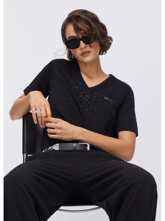 Liu Jo Liu Jo T-shirt TA6284JS92322222 Viola Regular Fit