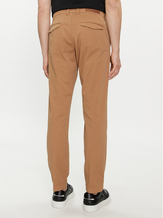 Aeronautica Militare Aeronautica Militare Chino hlače 241PA1597CT3293 Rjava Regular Fit