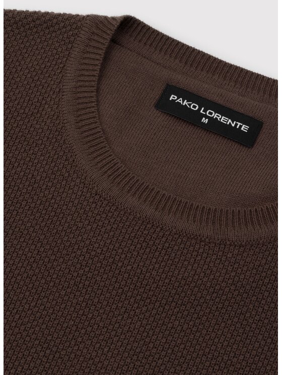 Pako Lorente Pako Lorente Sweter P26WF-2X-014 Brązowy Classic Fit