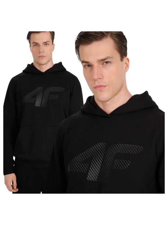 4F 4F Felpa 4FWMM00TSWSM1766-20S Nero Regular Fit
