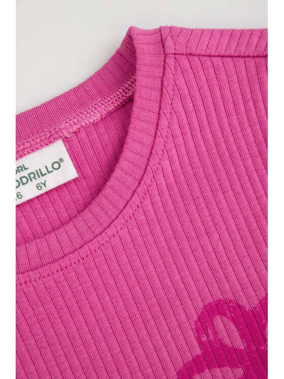 Coccodrillo Coccodrillo Tričko WC6143203RGK-007 Ružová Regular Fit