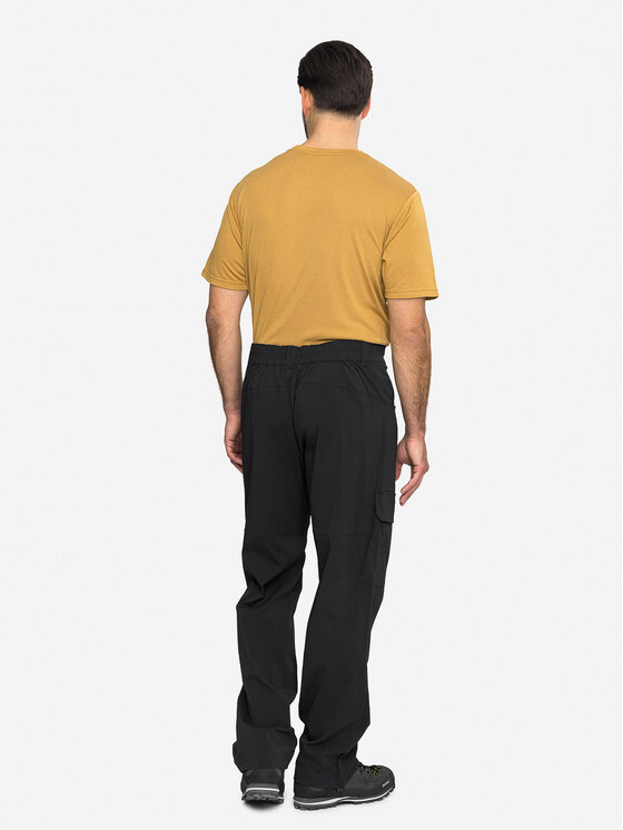 Viking Viking Spodnie materiałowe Hanzo Czarny Regular Fit