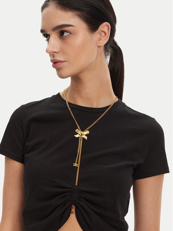 Elisabetta Franchi Elisabetta Franchi T-shirt MA-006-51E2 Crna Regular Fit