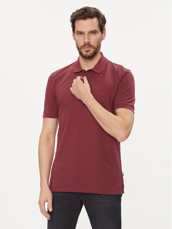 Boss Polo Majica Pallas 50468301 Rdeča Regular Fit