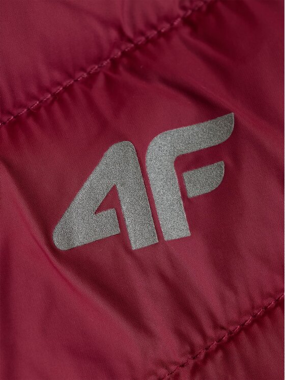 4F 4F Vatovaná bunda 4FJRAW26TDJAF1054-60S Červená Regular Fit