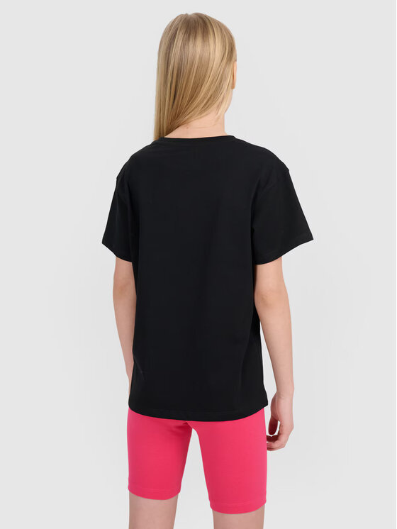 4F 4F T-Shirt 4FJWMM00TTSHF2332-20S Černá Regular Fit