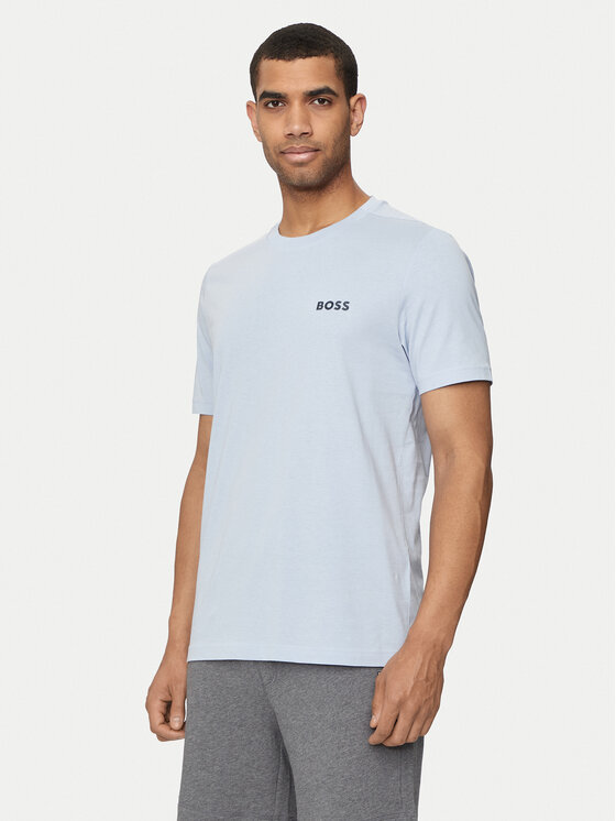 Boss T-krekls 50515620 Zils Regular Fit