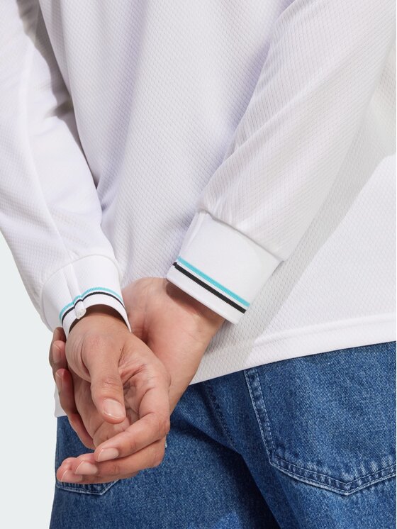 adidas adidas Longsleeve 148007 Biały Slim Fit