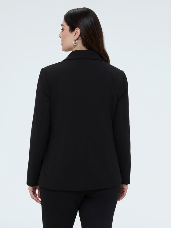 Fiorella Rubino Fiorella Rubino Marynarka Q012T000250N033 Czarny A-Line Fit