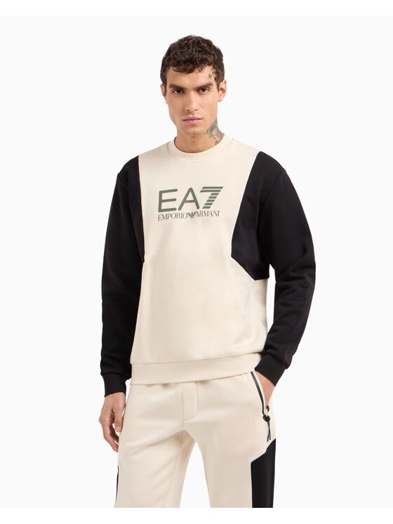 EA7 Emporio Armani EA7 Emporio Armani Felpa Felpa Beige Regular Fit