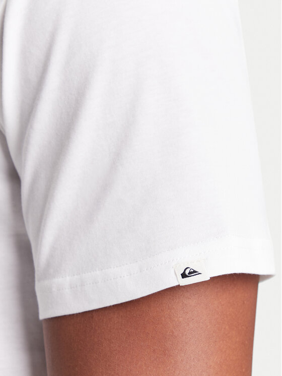 Quiksilver Quiksilver T-shirt Ev Comp Logo EQYZT08182 Bijela Regular Fit