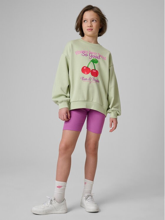 4F 4F Felpa 4FJRSS26TSWSF2903-47S Verde Loose Fit