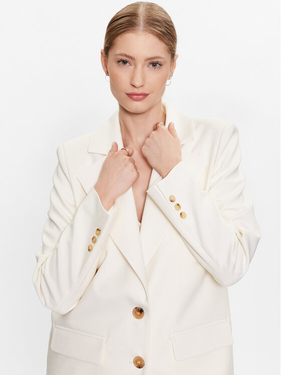 MVP Wardrobe MVP Wardrobe Sakko MVPE3GI021.0TE0138 Écru Regular Fit