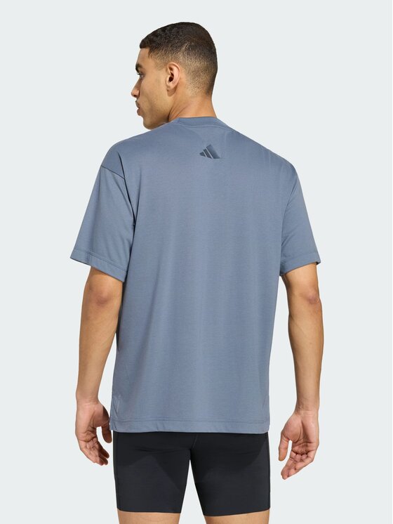 adidas adidas Koszulka techniczna ADI365 Aspyre Graphic Szary Loose Fit