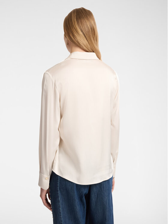 Elena Mirò Elena Mirò Camicia 5127P100232N021 Bianco Slim Fit