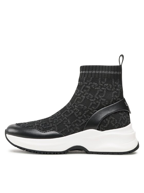 Liu Jo Liu Jo Tenisice Sneaker Sock BA3083 TX262 Crna