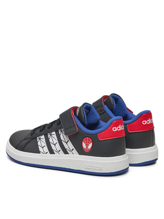 adidas adidas Sneakersy Marvel's Spider-Man Grand Court JS0742 Czarny