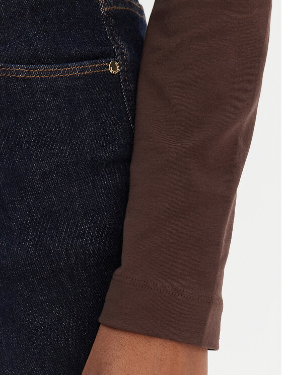 Guess Guess Блуза W6RI33 J1314 Кафяв Regular Fit