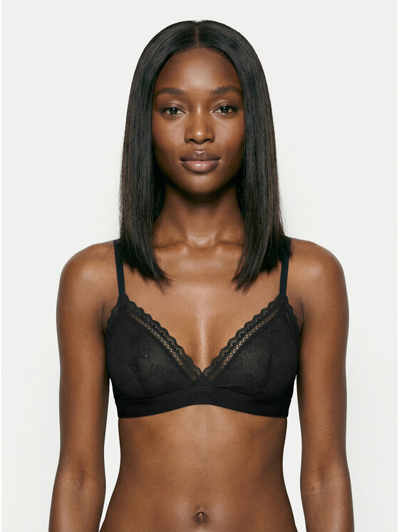 HUGO HUGO Podprsenka Bralette Sartorial 50557213 Černá