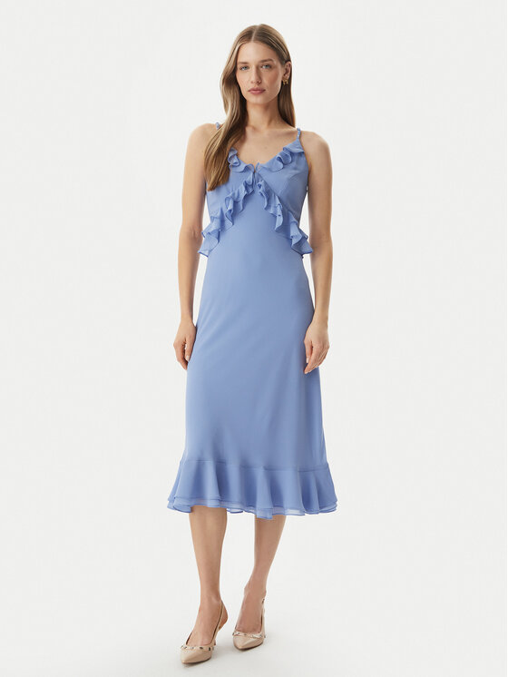 Morgan Rochie cocktail 261-RELODI Albastru deschis Regular Fit