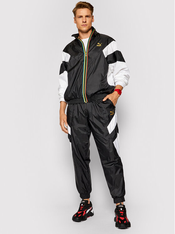 Puma Sportinės kelnės Tfs Worldhood Track 597611 Juoda Regular Fit •  Modivo.lt