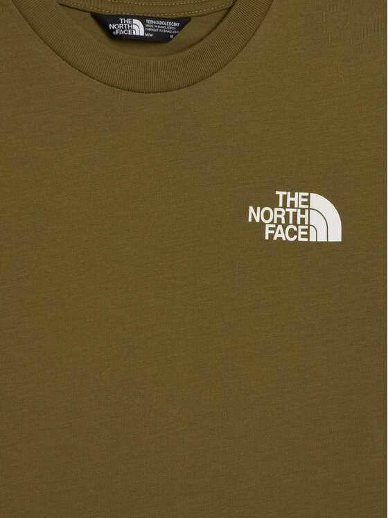 The North Face The North Face Marškinėliai Simple Dome NF0A87T4 Chaki Regular Fit
