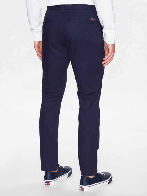 Tommy Jeans Tommy Jeans Pantaloni di tessuto Austin DM0DM15964 Blu scuro Slim Fit