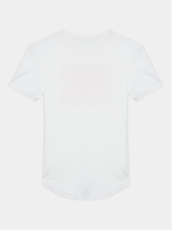 Guess Guess Tricou J4RI32 KAPO0 Alb Regular Fit