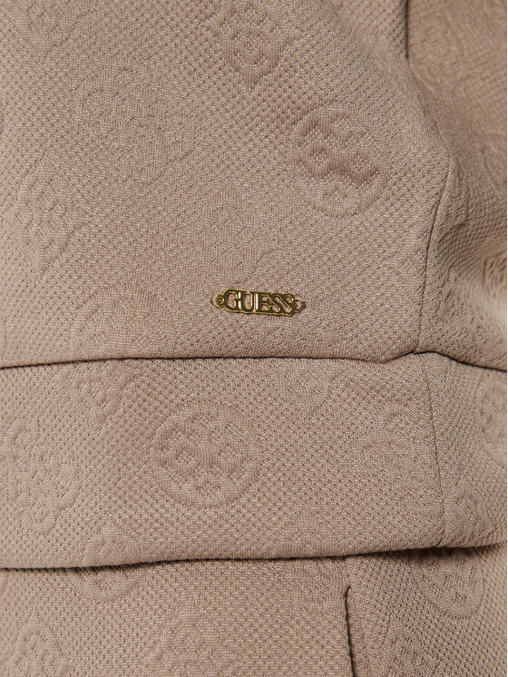 Guess Guess Μπλούζα V4BQ02 KCHR2 Μπεζ Regular Fit