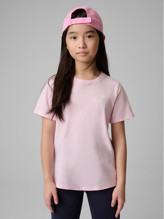 4F 4F T-Shirt BOW MOTION Różowy jasny Regular Fit