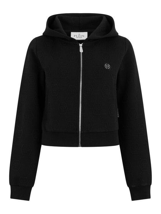 PHILIPP PLEIN PHILIPP PLEIN Mikina 31069 Černá Regular Fit