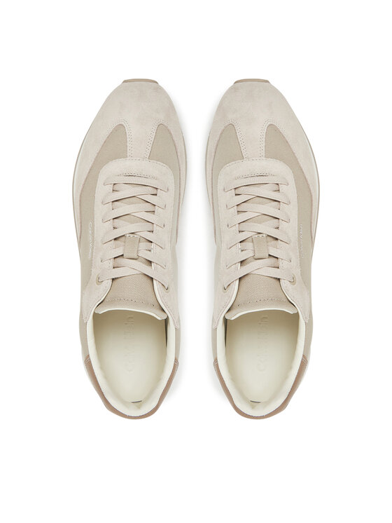 Calvin Klein Calvin Klein Сникърси Low Prof Runn Laceup Cv Mix HM0HM01723 Бежов