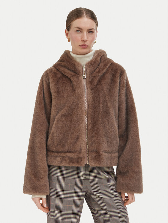Liu Jo Liu Jo Шуба TF6005 E1135 Світло-коричневий Regular Fit