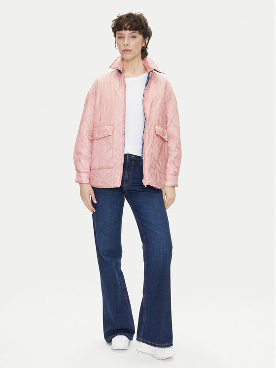 Pepe Jeans Pepe Jeans Marškinių švarkas Fleur Daily PL402499 Spalvota Oversize