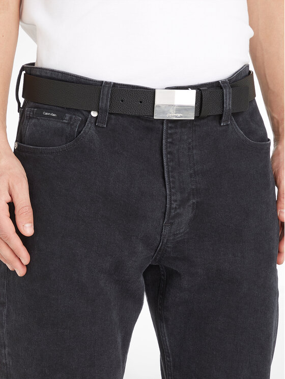Calvin Klein Calvin Klein Vyriškas Diržas Adj 2 Finish Plaque Pb K50K510935 Juoda