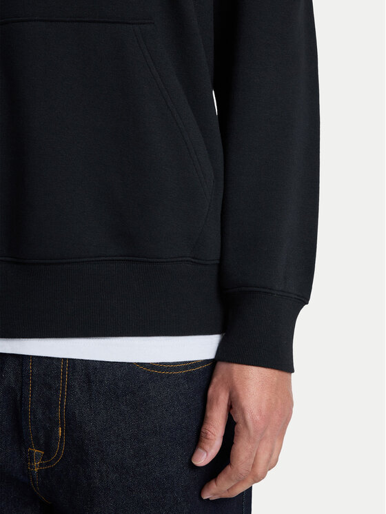 Quiksilver Quiksilver Світшот Comp Logo EQYFT05053 Чорний Regular Fit