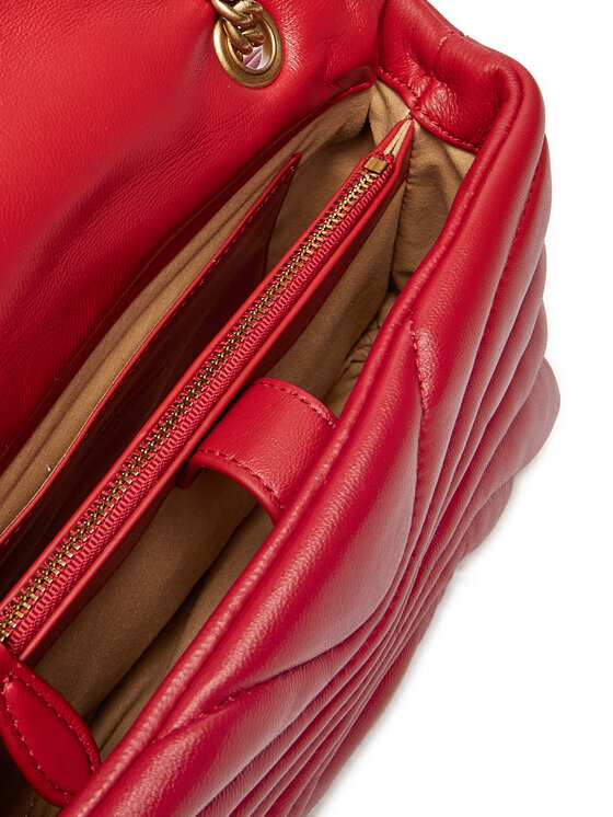 PINKO PINKO Handtasche Love Puff Mini Cl AI 24-25 PLTT 100039 A1EX Rot