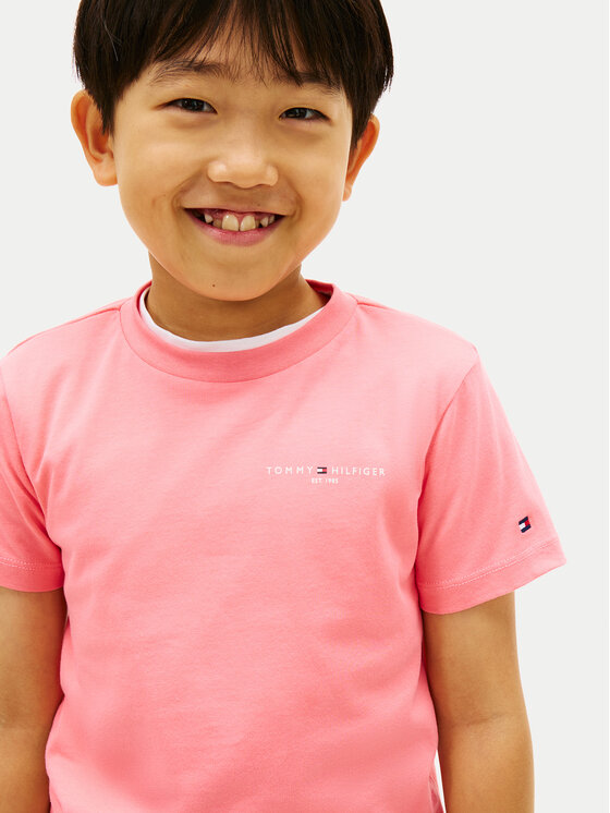 Tommy Hilfiger Tommy Hilfiger T-Shirt KS0KS00661 Hellrosa Regular Fit